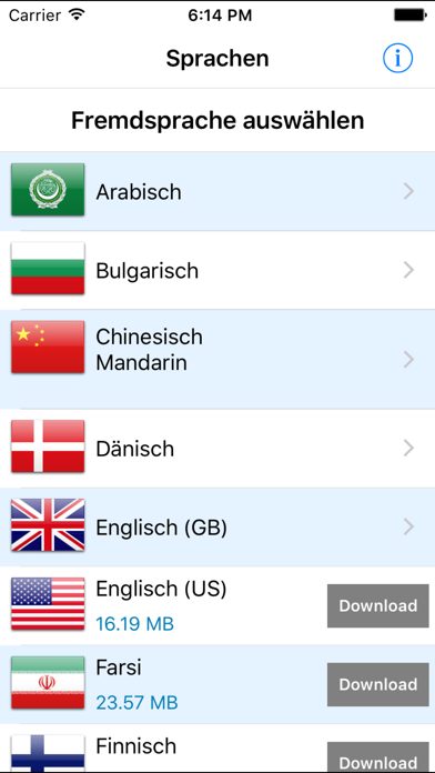 LEXI24 Sprachtrainer. Englisch, Französisch, Spanisch, Italienisch und weitere Sprachen – Bildschirmfoto 1