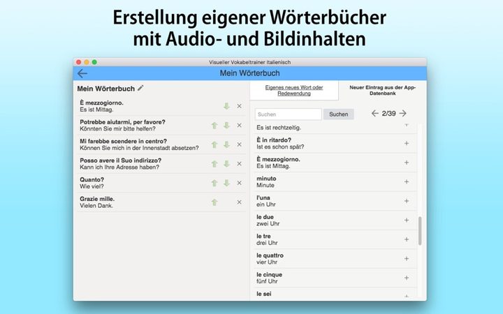 Vokabeltrainer Italienisch – Bildschirmfoto 5
