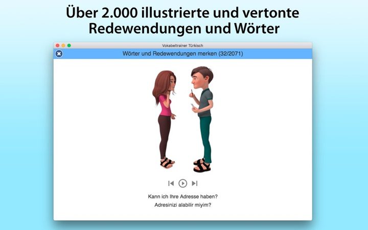 Vokabeltrainer Türkisch – Bildschirmfoto 1