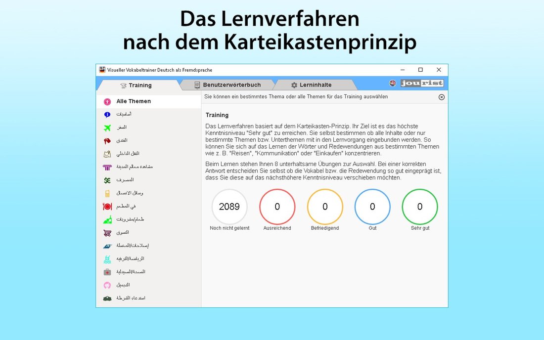 Visueller Vokabeltrainer Deutsch als Fremdsprache – Bildschirmfoto 3
