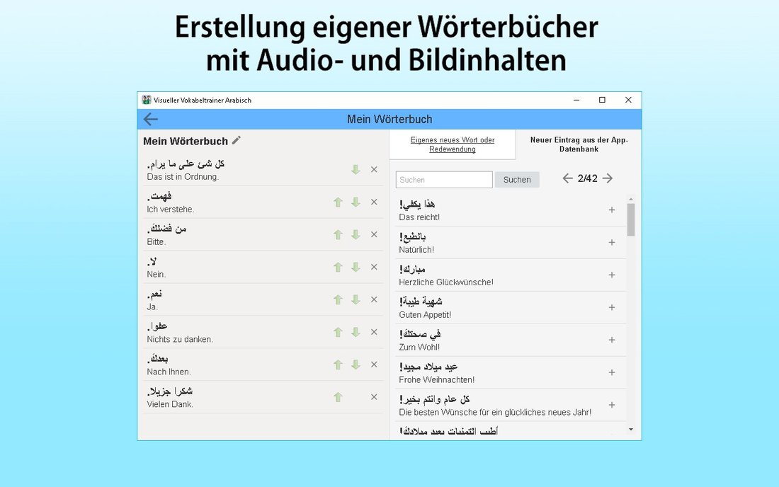Visueller Vokabeltrainer Arabisch – Bildschirmfoto 5