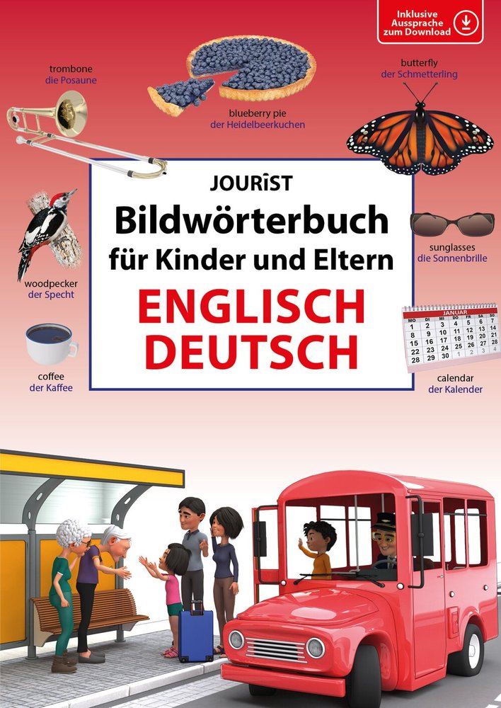 Bildwörterbuch für Kinder und Eltern Englisch-Deutsch – Umschlag