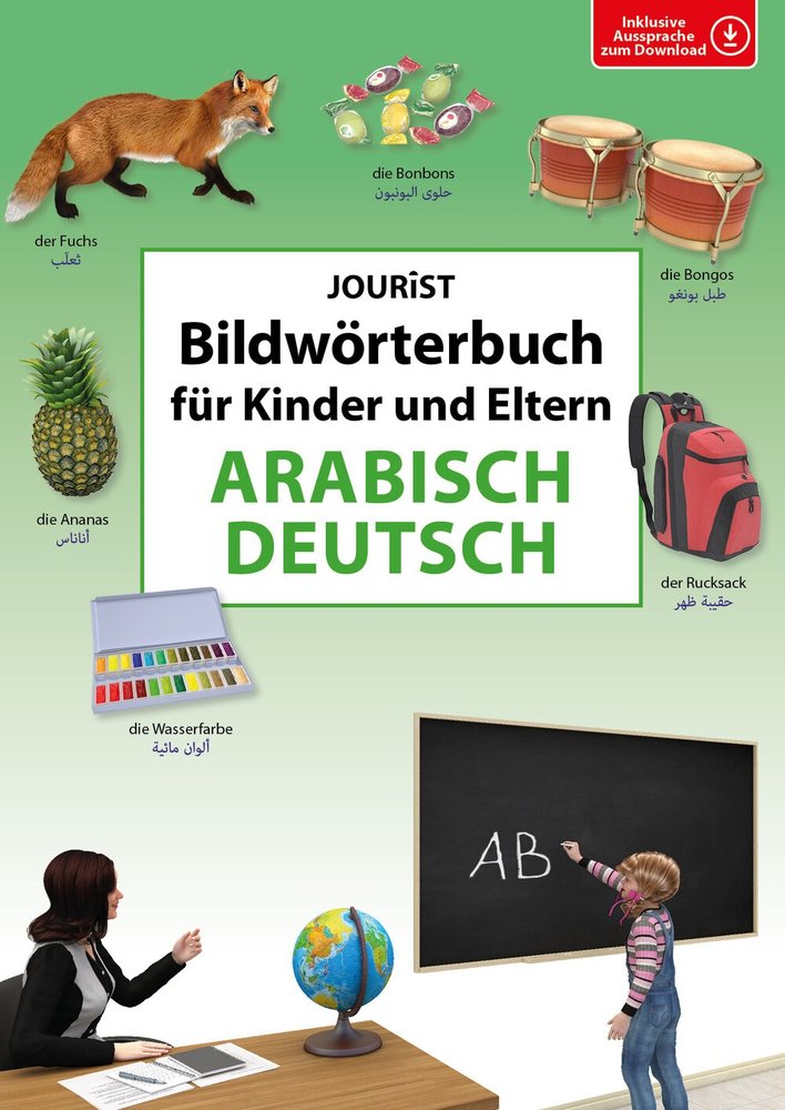 Bildwörterbuch für Kinder und Eltern Arabisch-Deutsch – Umschlag